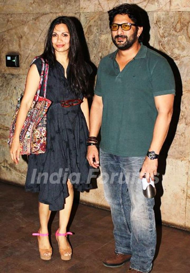 Maria Goretti with her husband Arshad Warsi