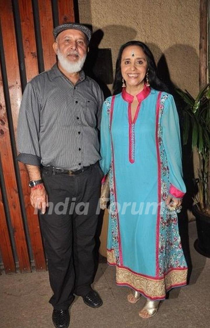 Ila Arun with her husband