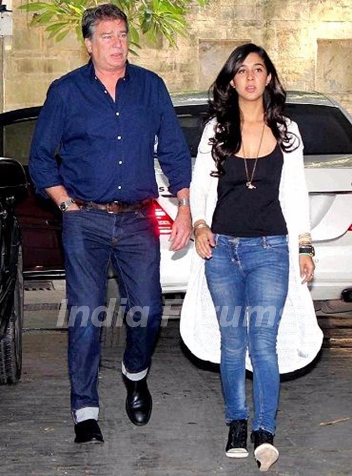 Karan Kapoor with his daughter Aliya Kapoor