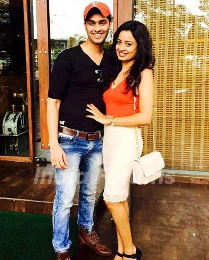 Priya Shinde with her husband Sachin