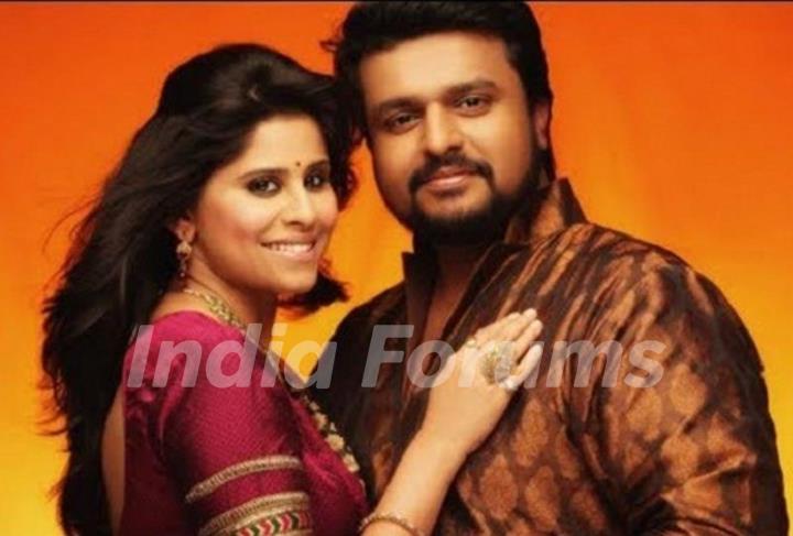 Sai Tamhankar With Her Husband Amey Gosavi