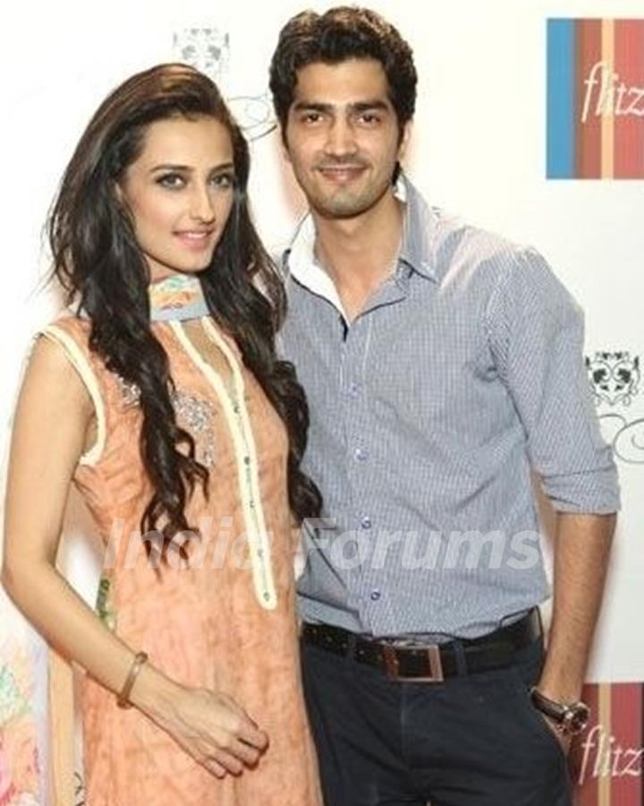 Momal Sheikh with her brother