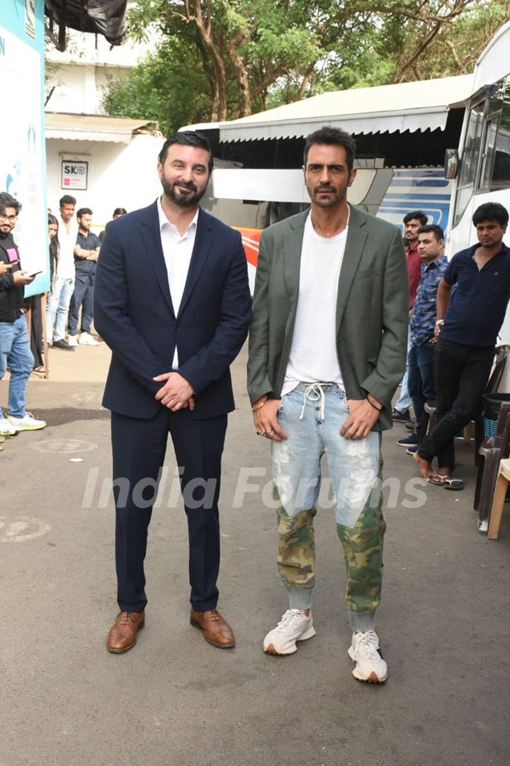 Kangana Ranaut and Arjun Rampal at Dhakaad promotions 