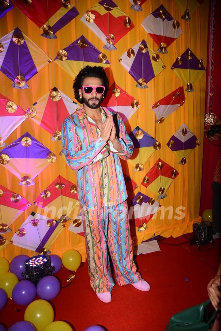 Ranveer singh for jayeshbhai jordaar children screening at juhu pvr