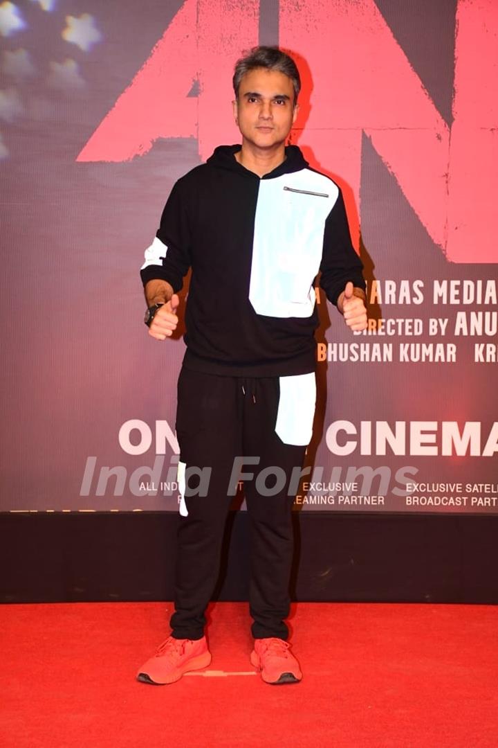 Mudassar Aziz Spotted At The Screening Of upcoming movie Anek 