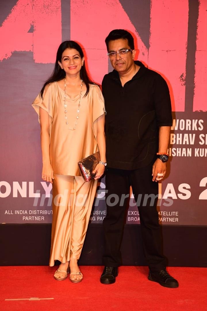 Vishwaas Paandya and Prachee Shah Spotted At The Screening Of upcoming movie Anek 