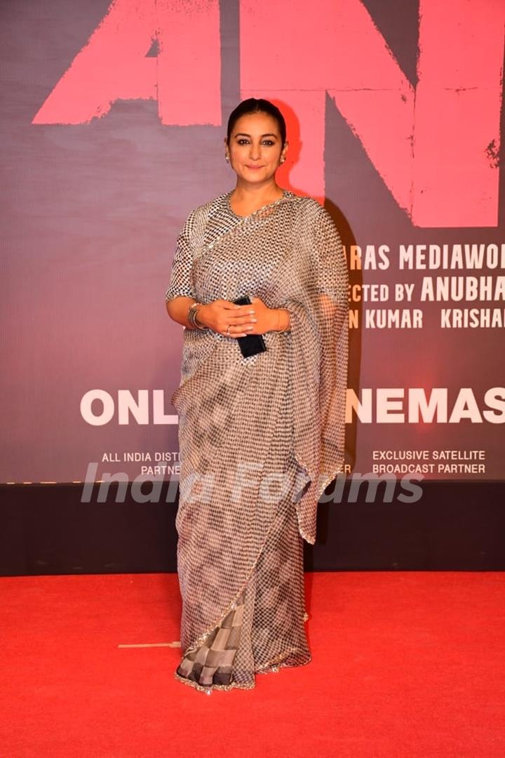 Divya Dutta Spotted At The Screening Of upcoming movie Anek 