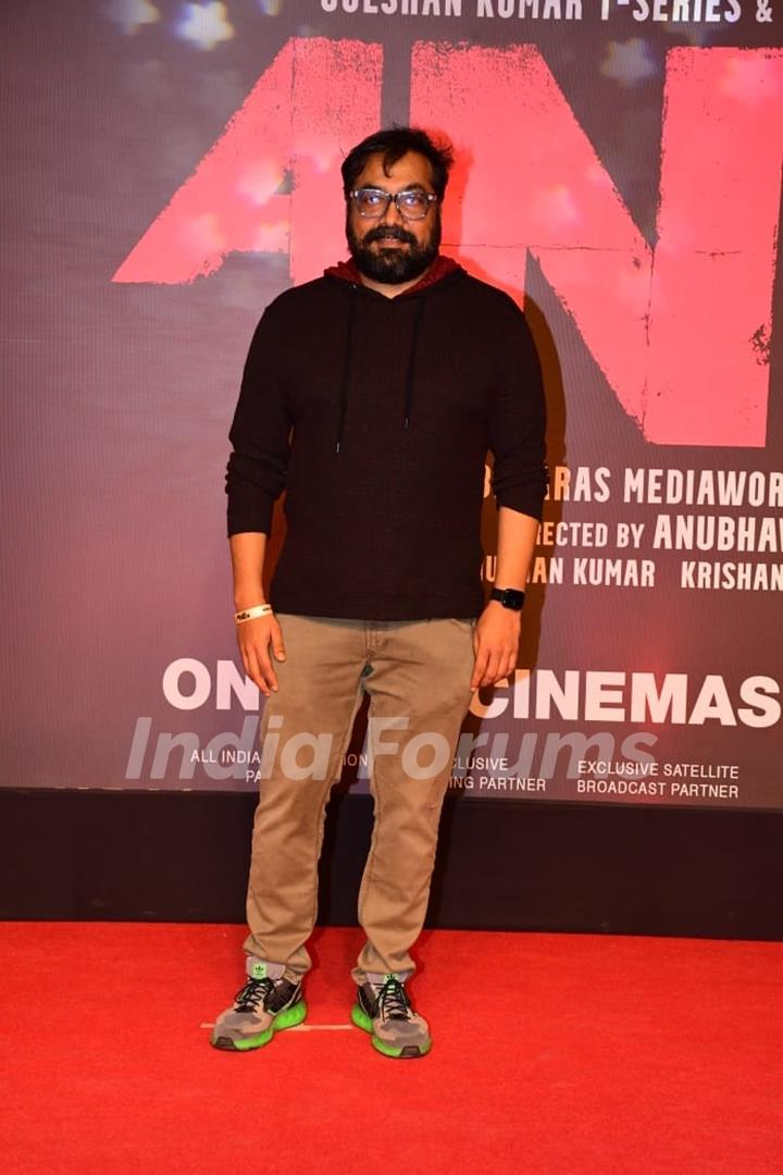 Anurag Kashyap Spotted At The Screening Of upcoming movie Anek 