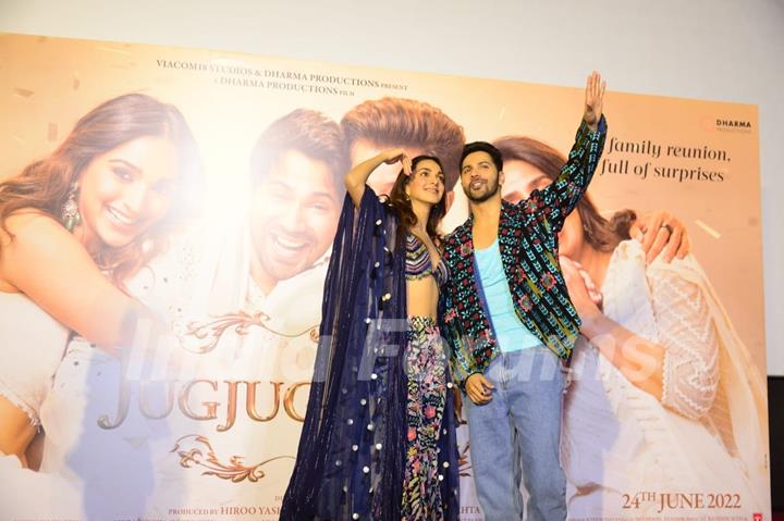 Varun Dhawan and Kiara Advani at promotion of Jug Jugg jeeyo 