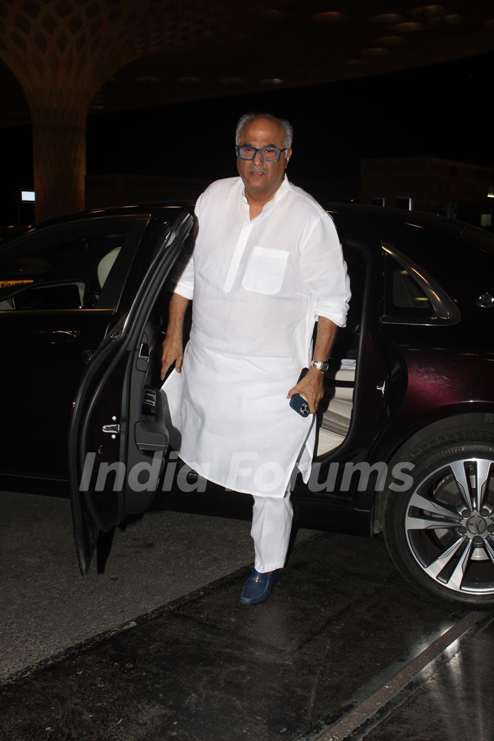 Boney Kapoor spotted at Mumbai airport 