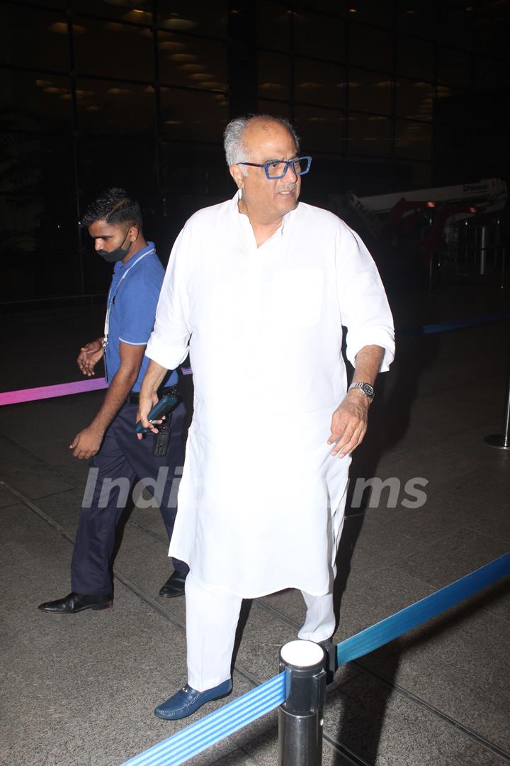 Boney Kapoor spotted at Mumbai airport 