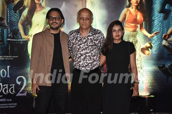 Mukesh Bhatt spotted Bhool Bhulaiyaa 2 success party 