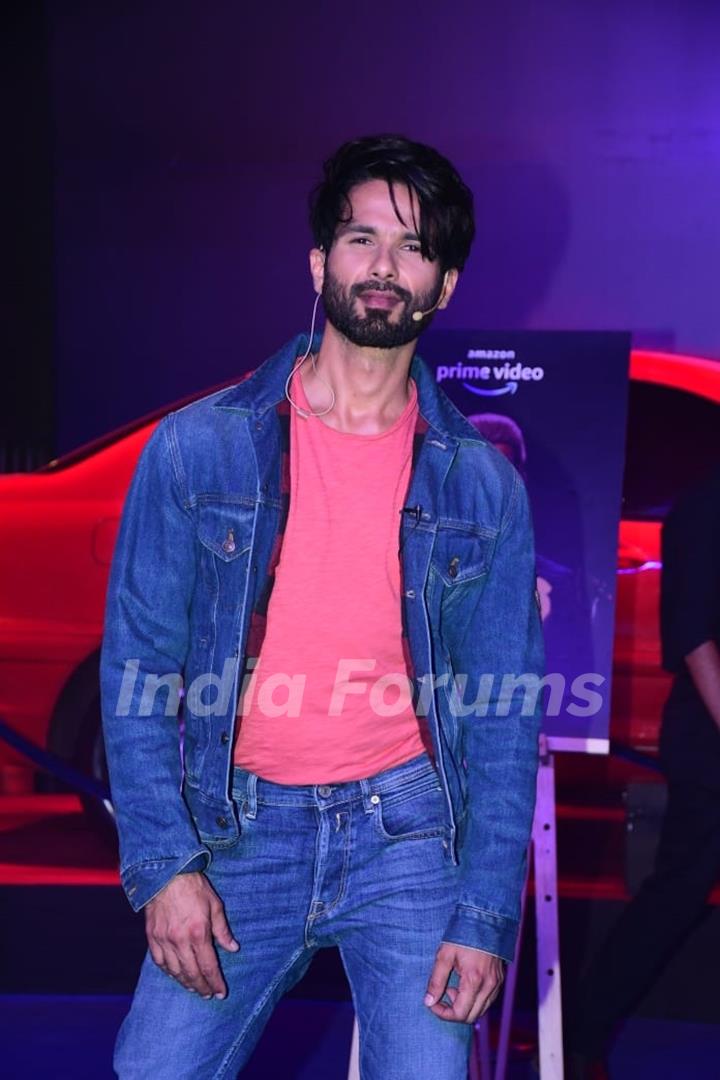 Shahid Kapoor snapped at the promotions of Amazon Prime Video's The Boys season 3