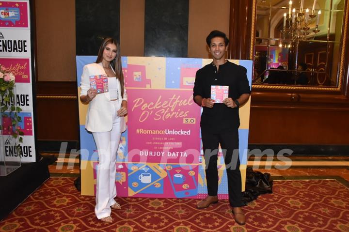 Tara Sutaria and Durjoy Dutta clicked for the book launch Pocketful O’Stories  the  at ITC Grand Central Parel  