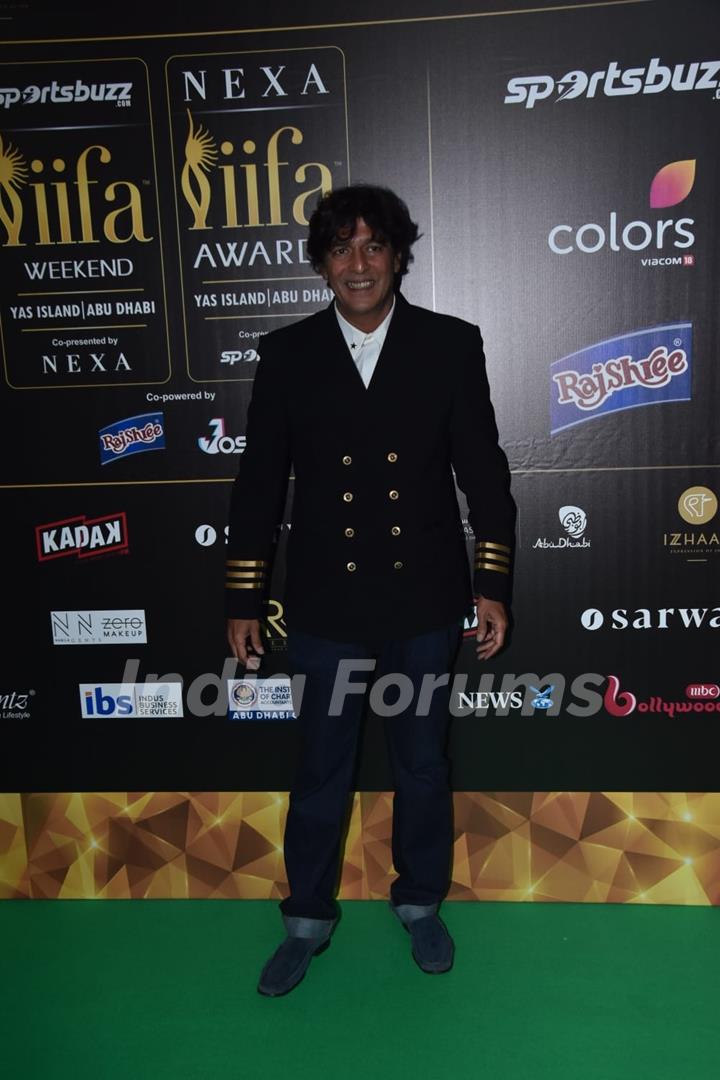Chunky Panday poses on the green carpet of IIFA awards 2022 