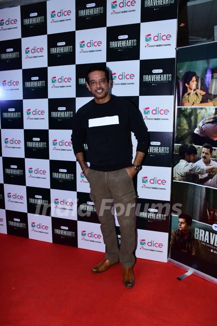 Anup Soni spotted screening of the series Bravehearts – The Untold Stories Of Heroes