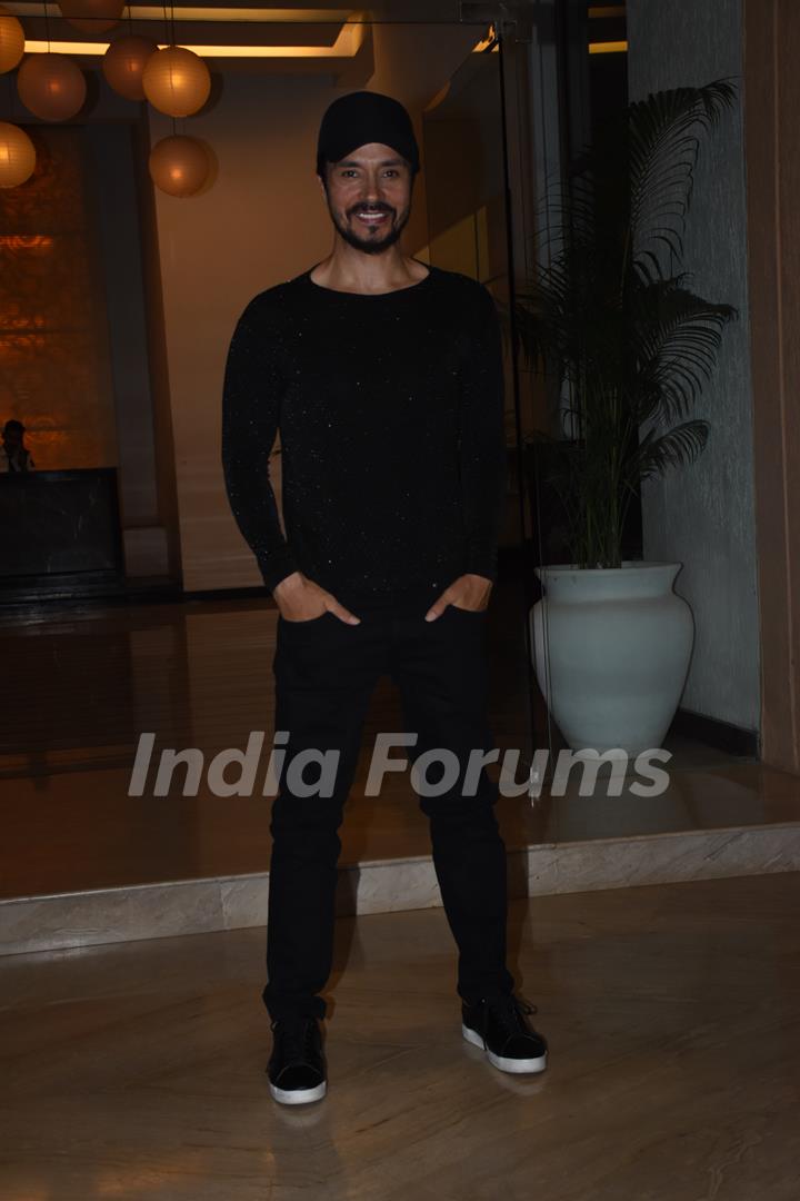 Darshan Kumar spotted at Aashram success party at Andheri 