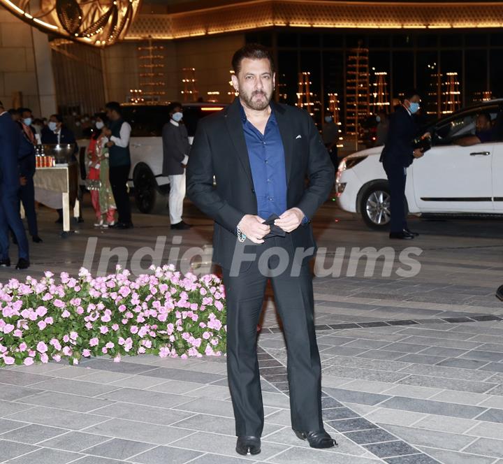 Salman Khan spotted at Radhika Merchant’s Arangetram Ceremony at Jio World Centre 