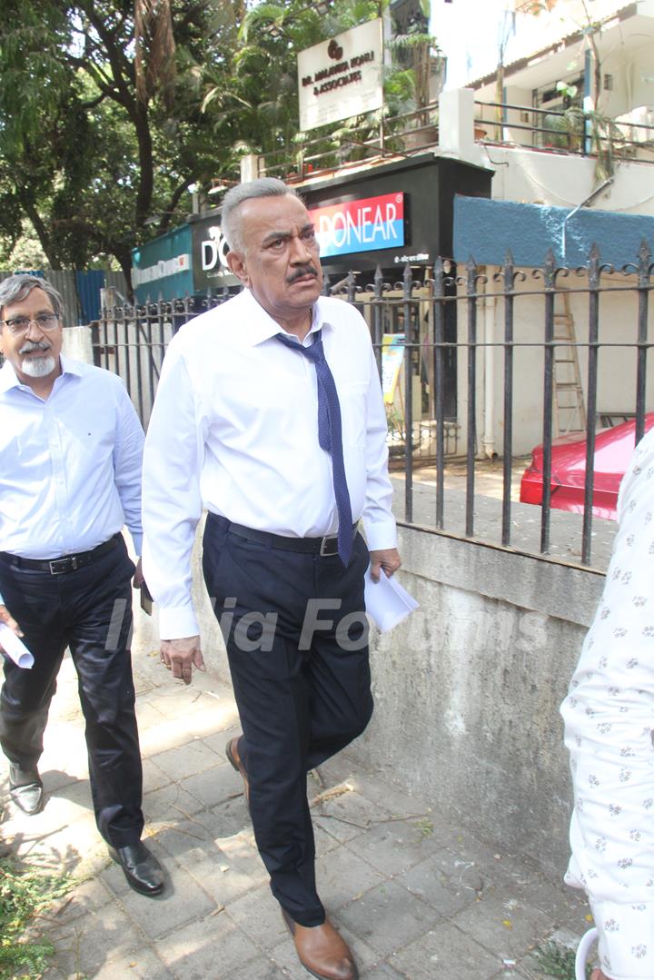 Shivaji Satam spotted in the city 