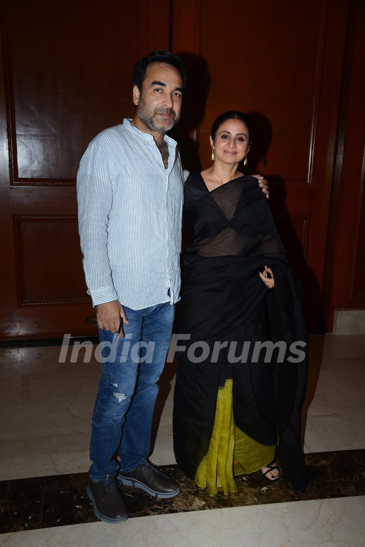 Pankaj Tripathi and Rasika Dugal clicked at the launch of OTT Play Premium