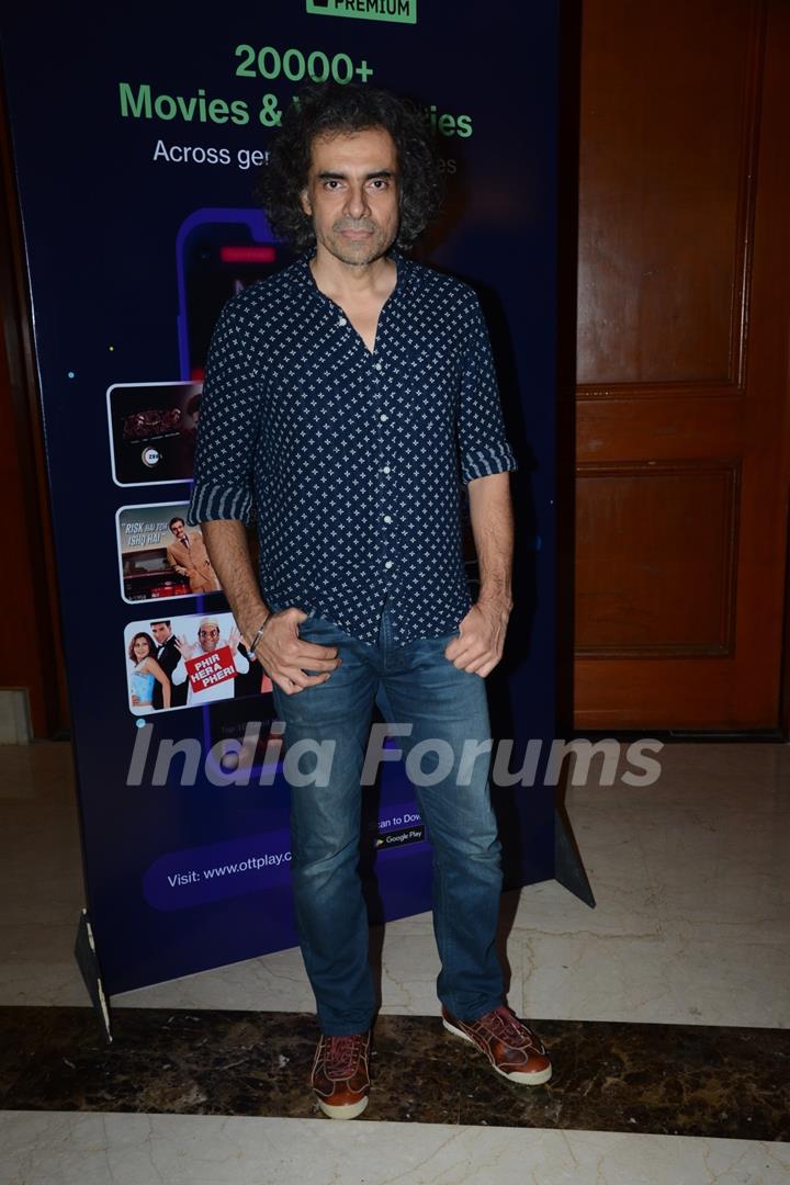 Imtiaz Ali clicked at the launch of OTT Play Premium