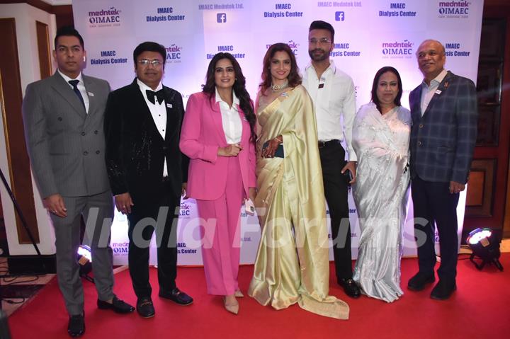 Ankita Lokhande, Vicky Jain, Dr. Vishal Kumar Jain, Reshu Jain, Sunil Gokhale and Vikash Agarwal spotted at the launch of IMAEC Dialysis Center