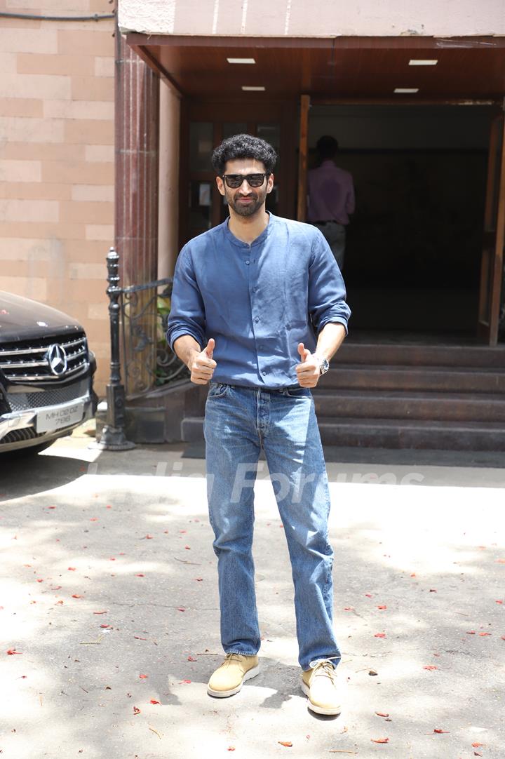 Aditya Roy Kapur spotted at Empire Studio in Mumbai