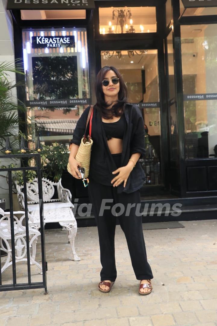 Neha Sharma spotted in the city