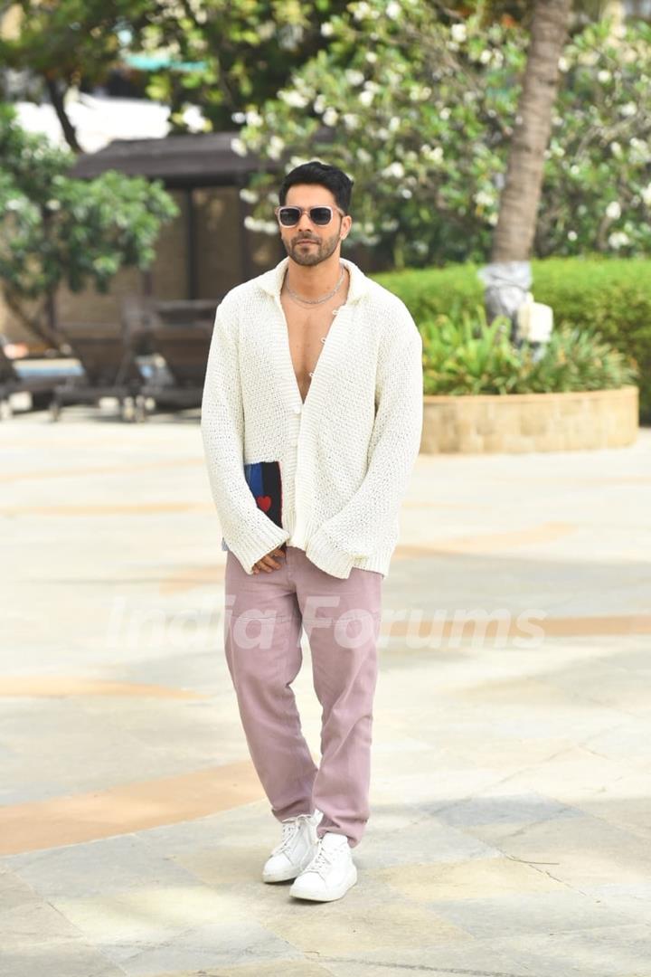 Varun Dhawan spotted promoting their upcoming film JugJugg Jeeyo in the city