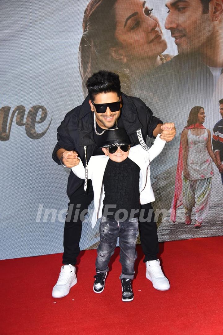 Guru Randhawa and Abduroziq spotted at the launch of the song track ‘Nain Ta Heera’ from the film Jugjugg Jeeyo