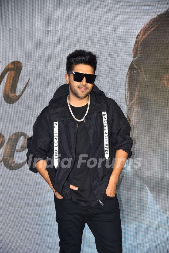 Guru Randhawa spotted at the launch of the song track ‘Nain Ta Heera’ from the film Jugjugg Jeeyo