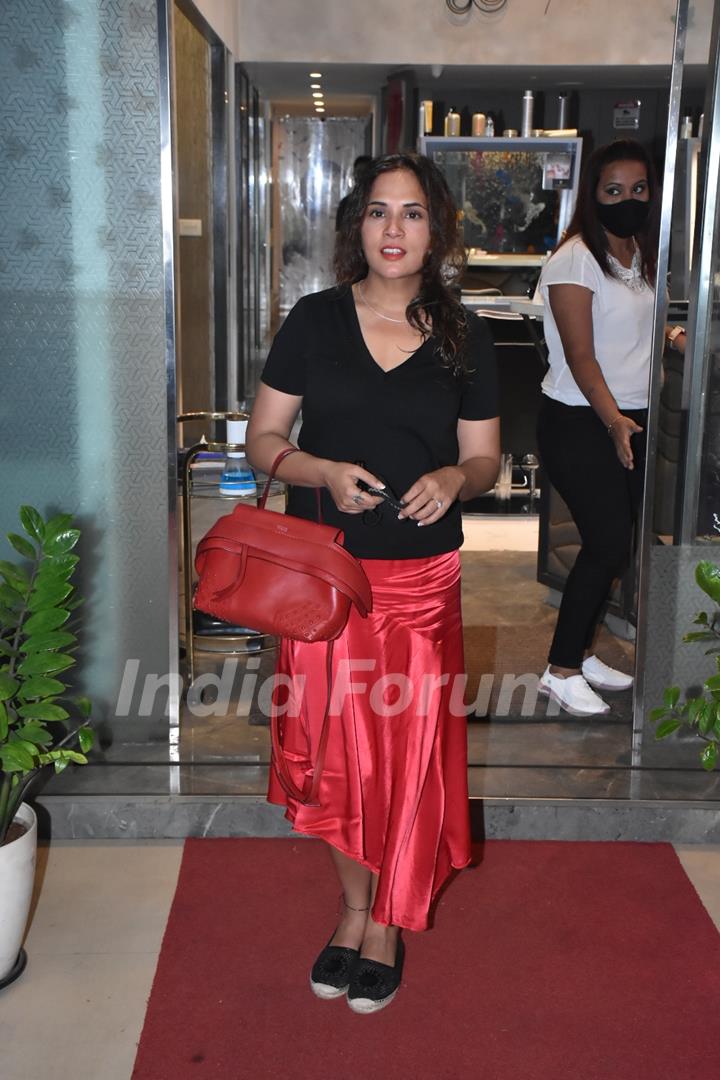 Richa Chadha spotted at Bandra