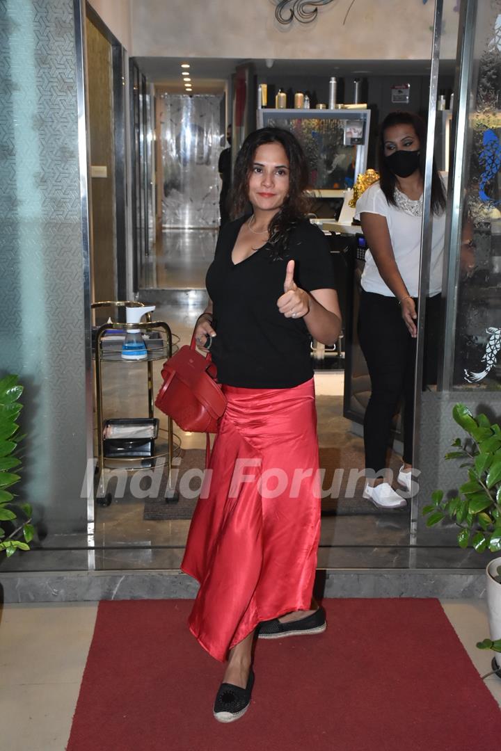 Richa Chadha spotted at Bandra