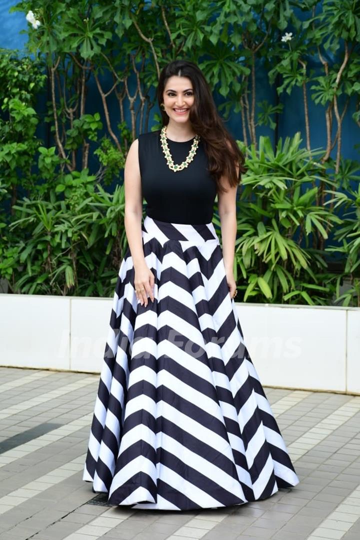 Shivaleeka Oberoi spotted promoting their upcoming film Khuda Haafiz Chapter II: Agni Pariksha 