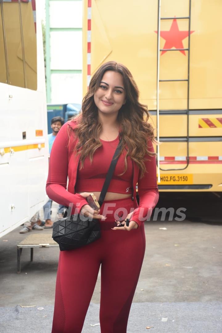 Sonakshi Sinha spotted at Film City