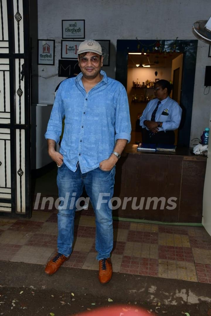 Mukesh Chhabra spotted outside his office at Versova  