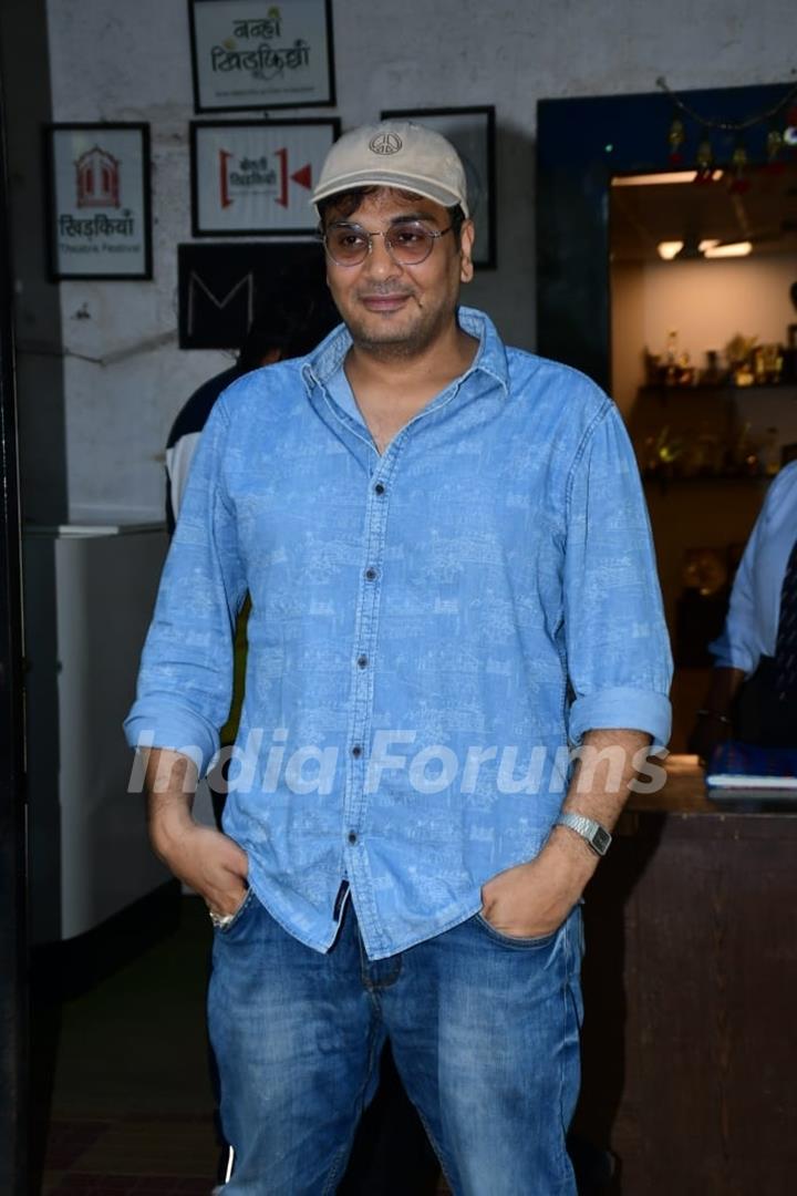 Mukesh Chhabra spotted outside his office at Versova  