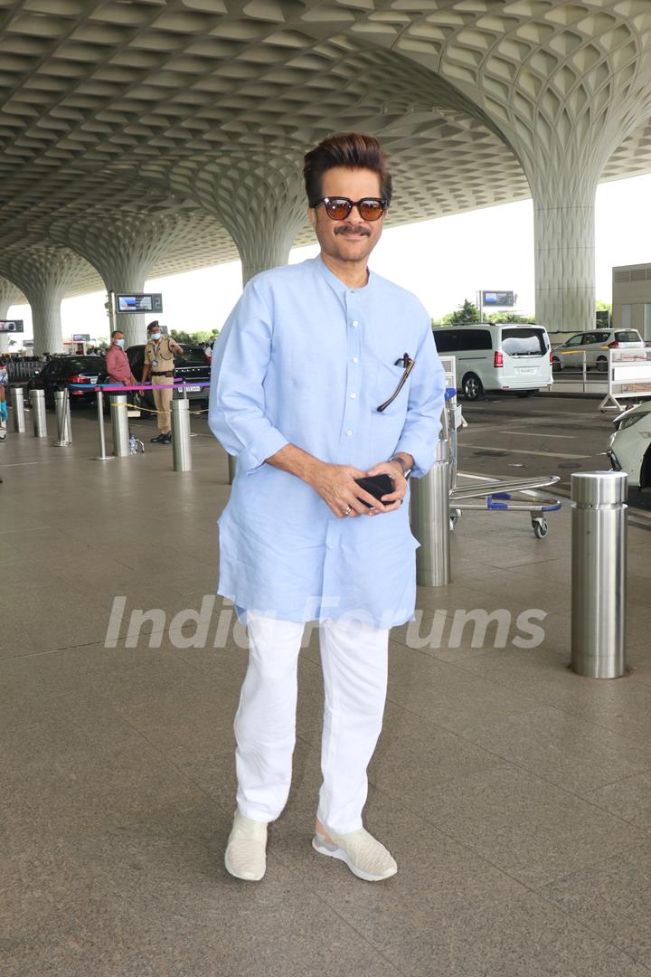 Anil Kapoor spotted at Mumbai airport