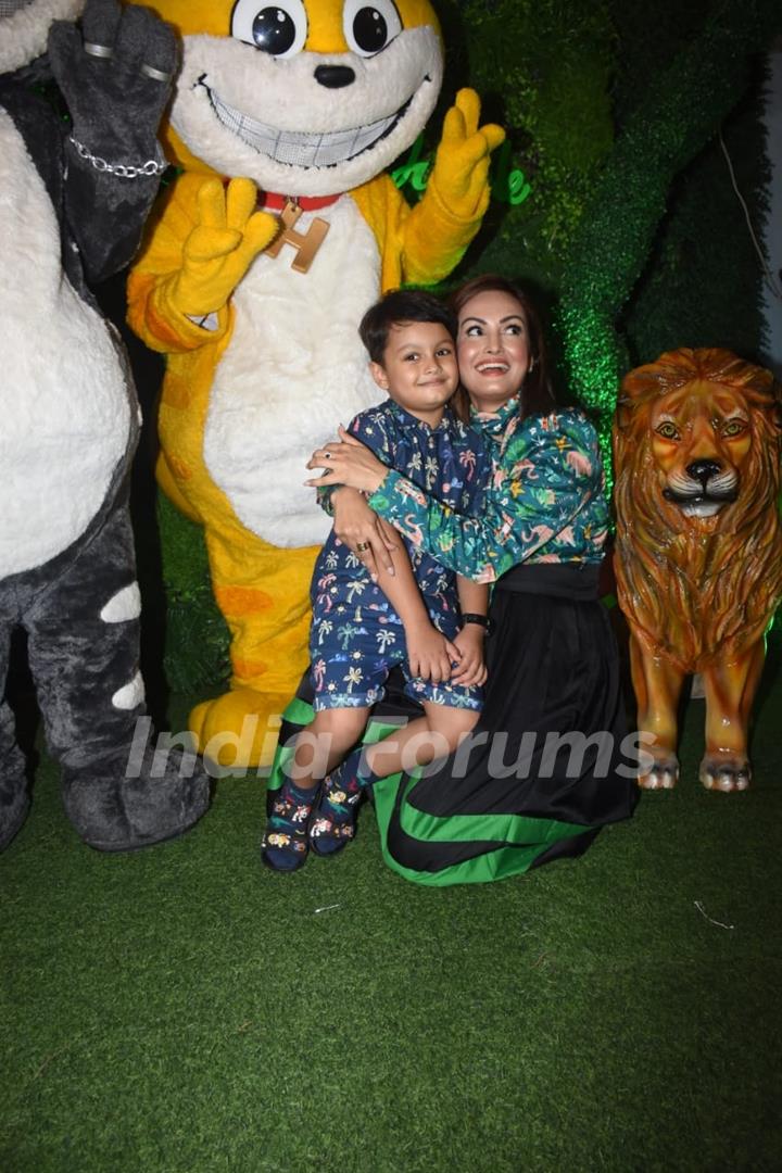 Nisha Rawal celebrates her son Kavish Mehra’s 5th Birthday 