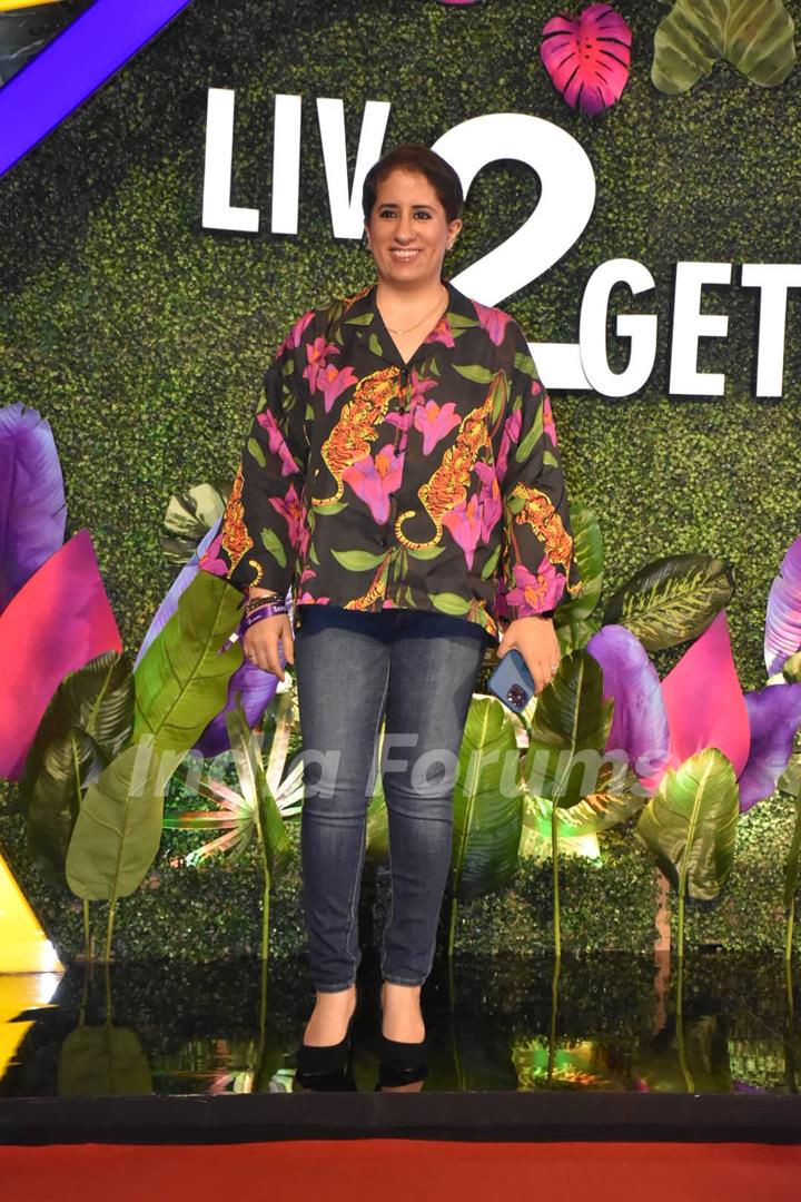 Guneet Monga spotted at SonyLIV 2.0 Relaunch Red Carpet event