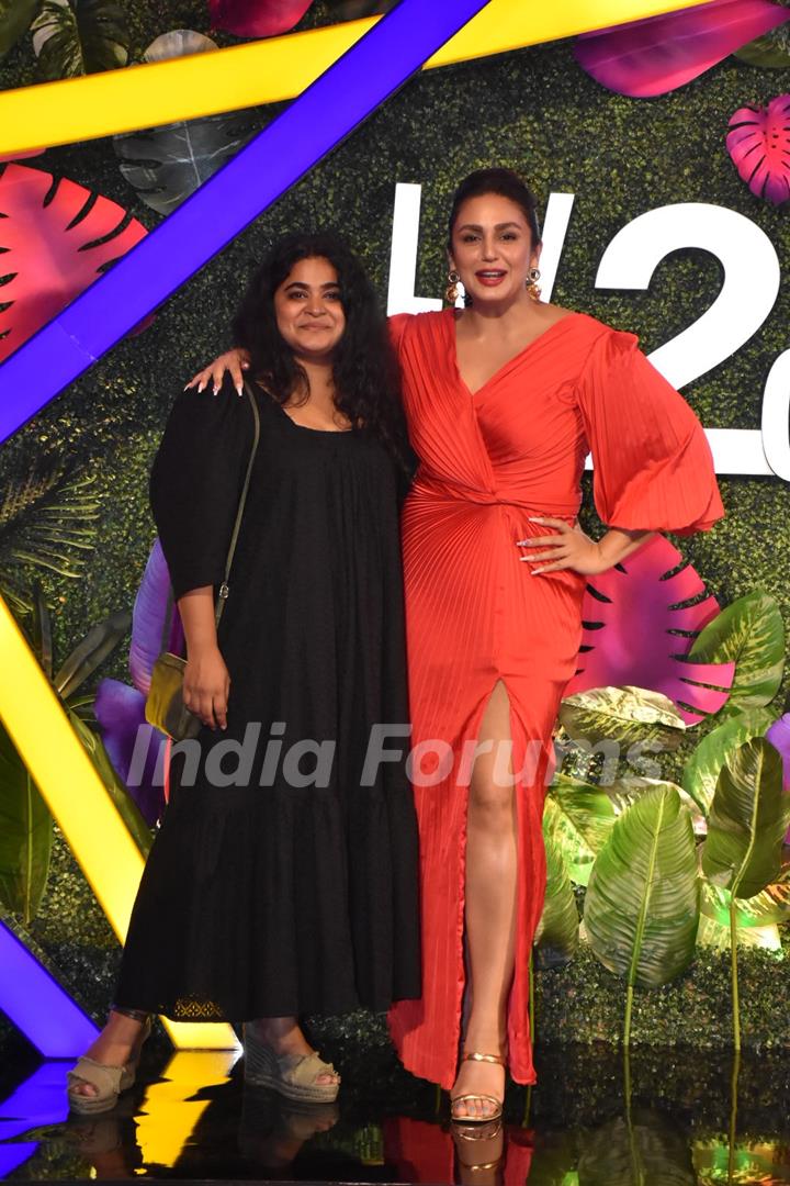  Huma Qureshi, Ashwiny Iyer Tiwari spotted at SonyLIV 2.0 Relaunch Red Carpet event