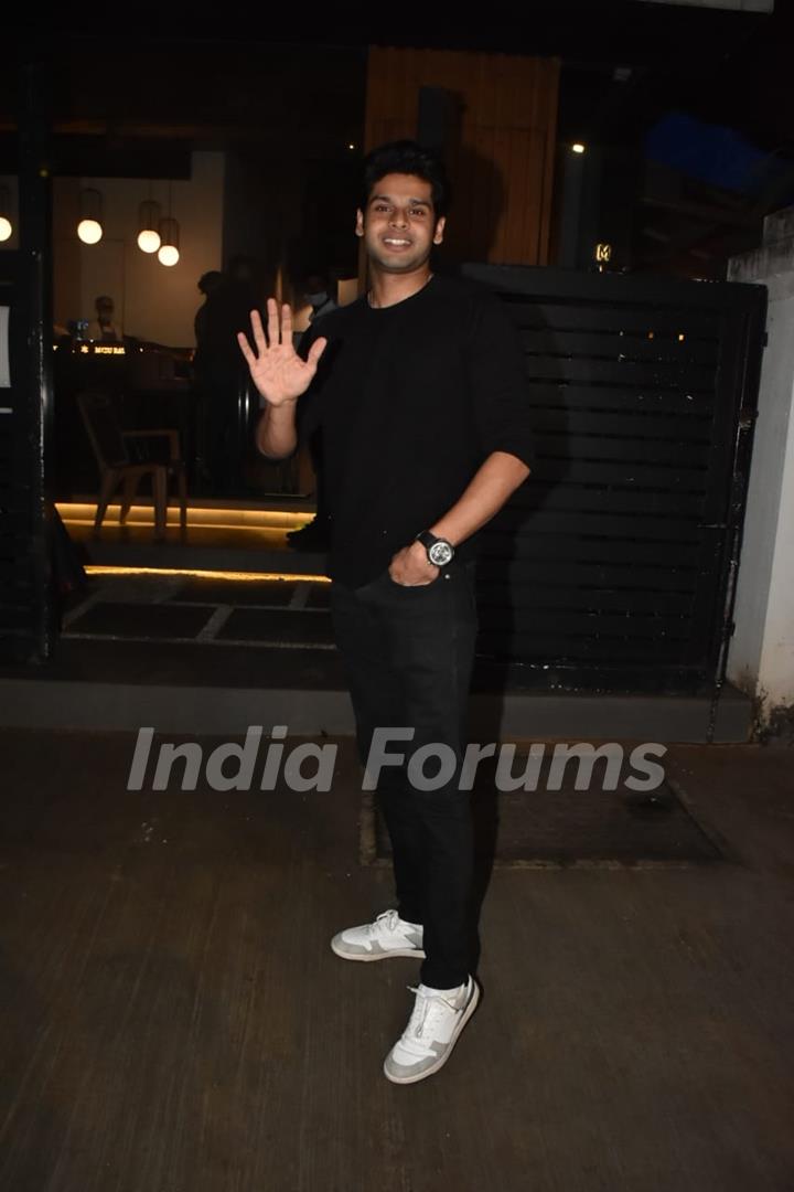 Abhimanyu Dassani spotted at Bandra