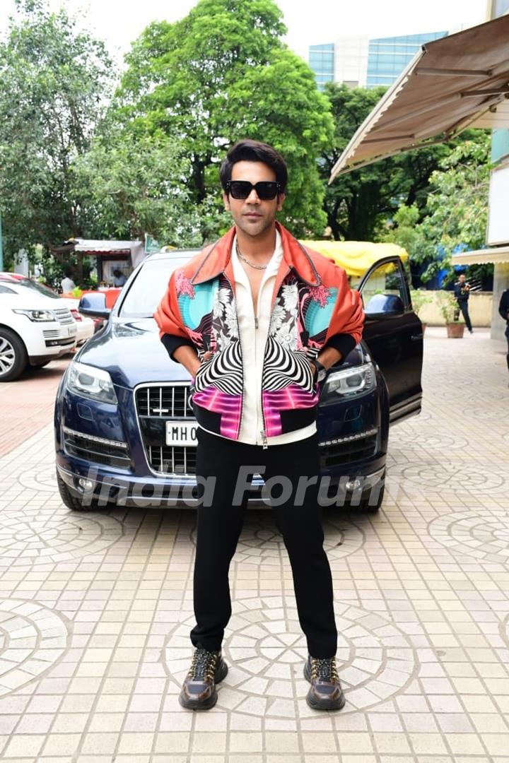 Rajkummar Rao snapped at the trailer launch of Hit – The First Case