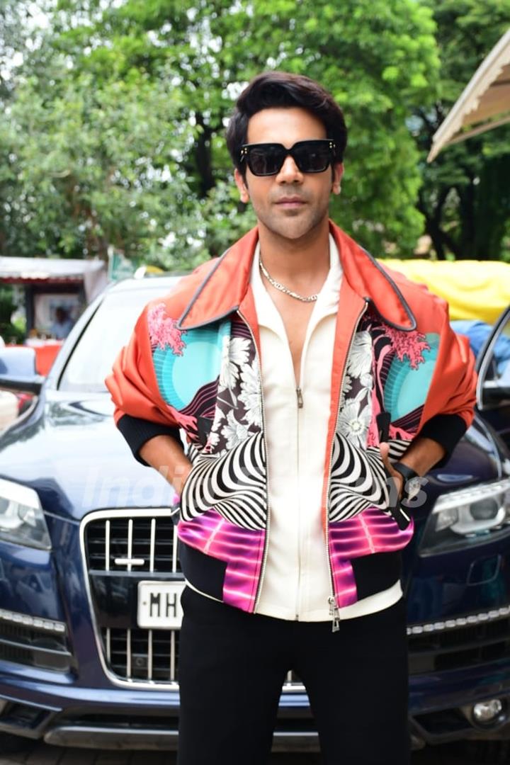 Rajkummar Rao snapped at the trailer launch of Hit – The First Case