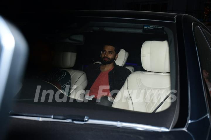 Jackky Bhagnani spotted at the screeing of JugJugg Jeeyo 