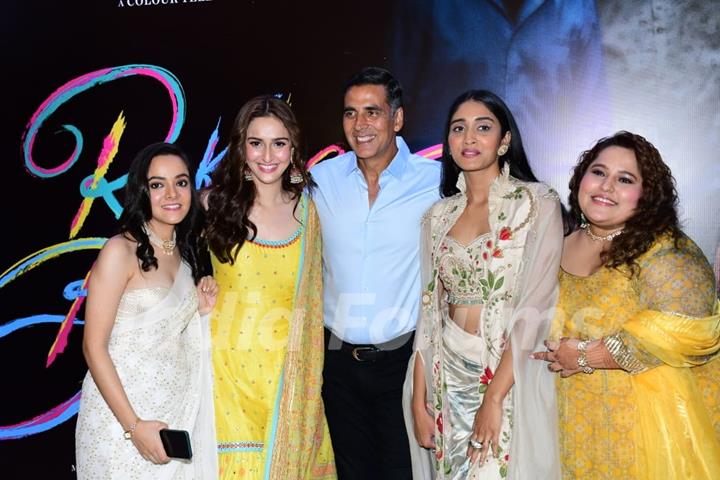 Akshay Kumar, Sadia Khateeb, Deepika Khanna, Sahejmeen Kaur and Smrithi Srikanth spotted for Raksha Bandhan song launch at Lalit hotel 