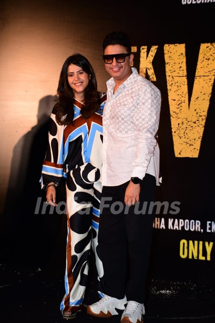 Ekta Kapoor, Bhushan Kumar snapped at the trailer launch of Ek Villain Returns