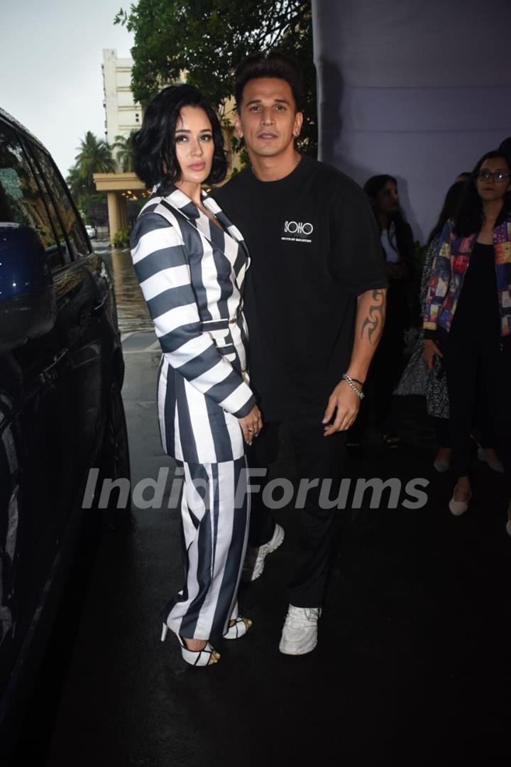 Yuvika Chaudhary, Prince Narula clicked at The International Iconic Awards 2022