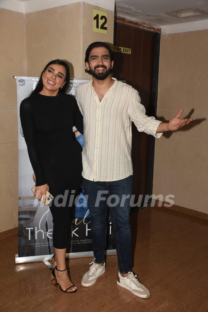 Amaal Mallik and Manpreet Kaur Kaille spotted promoting their new song Chalo Theek Hai 