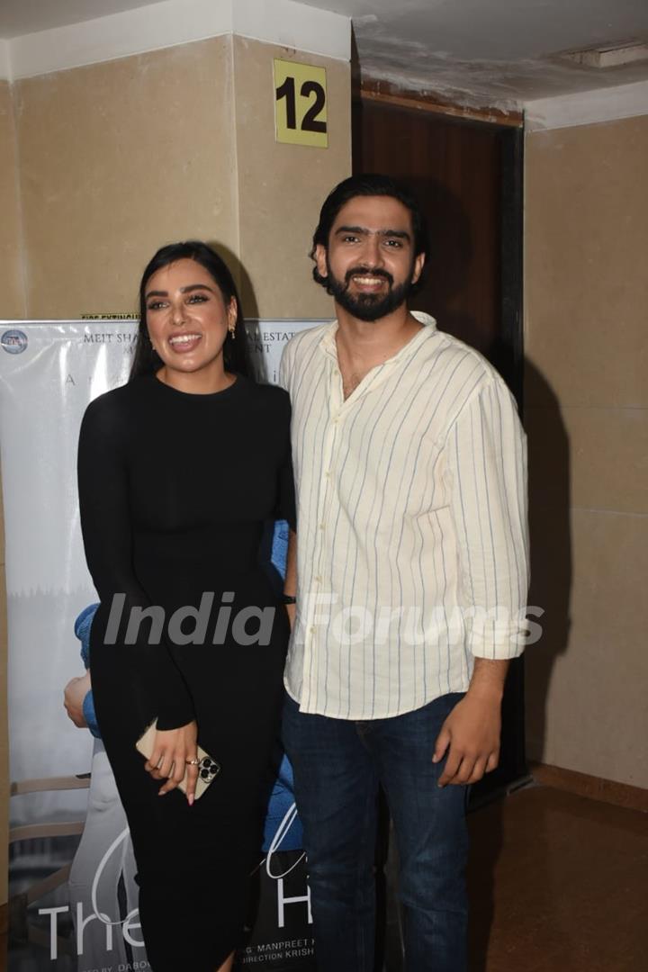 Amaal Mallik and Manpreet Kaur Kaille spotted promoting their new song Chalo Theek Hai 